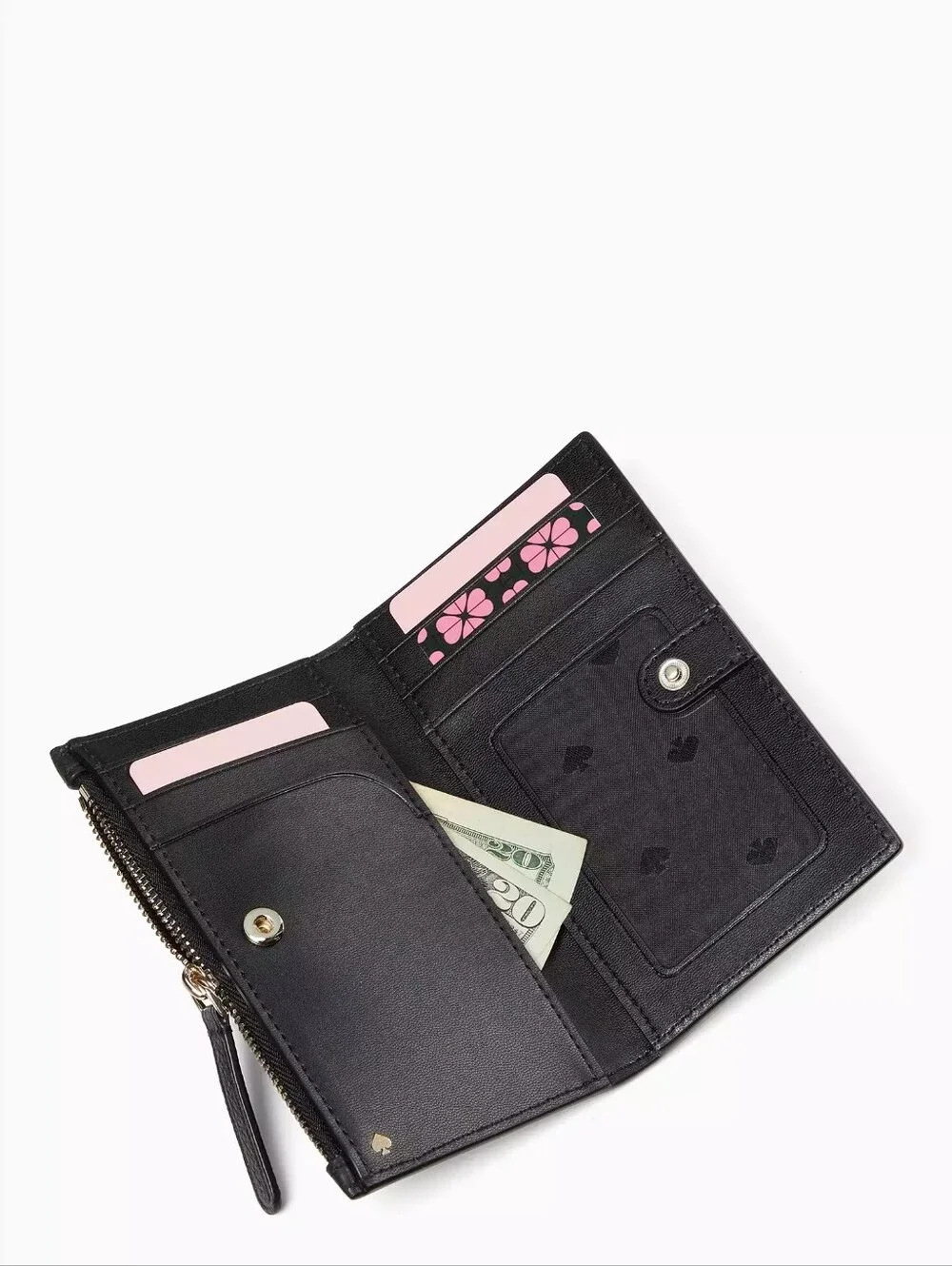 Kate Spade Small Slim Bifold in Yellow